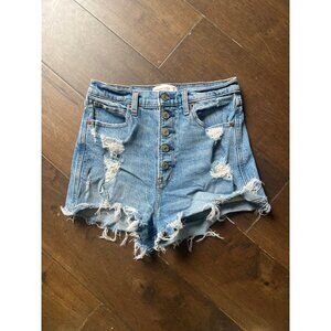 Abercrombie Ultra High Rise Mom Short